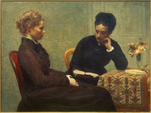La lettura da Ignace Henri Jean Fantin Latour