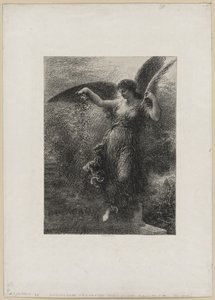 A Eugene Delacroix, 1890 da Ignace Henri Jean Fantin Latour
