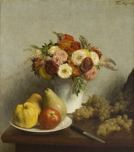 Fiori e frutta, 1865