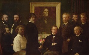 Omaggio a Delacroix da Ignace Henri Jean Fantin Latour