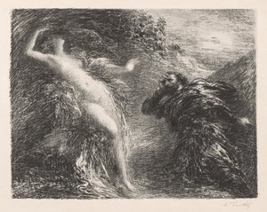 Manfred e Astarté, 1892 da Ignace Henri Jean Fantin Latour
