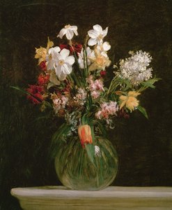 Narcisi Bianchi, Giacinti e Tulipani, 1864 da Ignace Henri Jean Fantin Latour