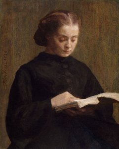 Ritratto di Mademoiselle Marie Fantin-Latour, 1859 da Ignace Henri Jean Fantin Latour