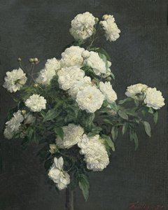 Natura morta di peonie bianche, 1870