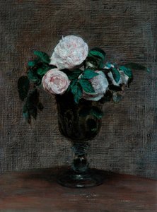 Studio di rose, 1872 da Ignace Henri Jean Fantin Latour