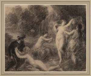 Tannhäuser al Venusberg (gesso su carta)