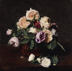 Vaso di fiori, 1876 da Ignace Henri Jean Fantin Latour