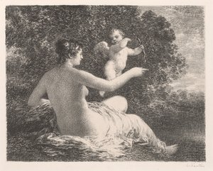 Venere e Cupido, 1896 da Ignace Henri Jean Fantin Latour