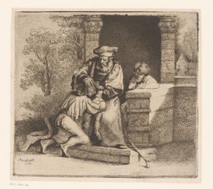 Ritorno del figliol prodigo da Ignace Joseph de Claussin (attributed to)