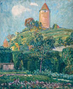 Veduta di Romont da Ignace Nazaire Oswald Pilloud