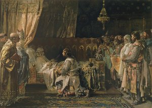 Gli ultimi momenti di Re Giacomo I (1207-76) il Conquistatore
