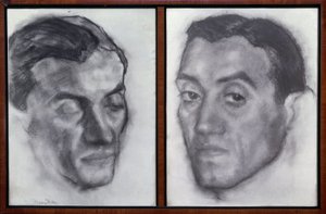 Ritratto di Ramon Perez de Ayala (1888-1962) scrittore e giornalista spagnolo – disegno – generazione del 1914