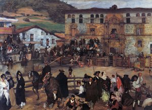 Corrida a Eibar da Ignacio Zuloaga y Zabaleta