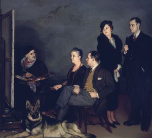 Il pittore e la sua famiglia