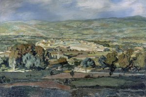 Paesaggio ad Alhama da Ignacio Zuloaga y Zabaleta