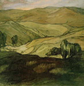 Paesaggio in Aragona da Ignacio Zuloaga y Zabaleta