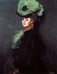 Ritratto di Anny Bourdin (?) da Ignacio Zuloaga y Zabaleta