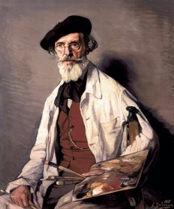 Ritratto del pittore Pablo Uranga (1861-1934) 1937 da Ignacio Zuloaga y Zabaleta