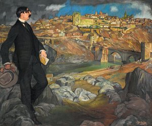 Ritratto di Maurice Barrès, 1913 da Ignacio Zuloaga y Zabaleta