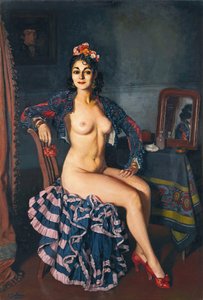 La Bella Oterito La Oterito nel suo camerino, 1936 da Ignacio Zuloaga y Zabaleto