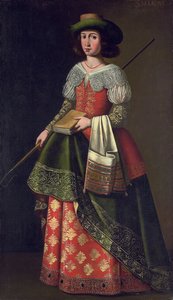 Santa Margherita di Antiochia come pastorella da Ignacio de Ries