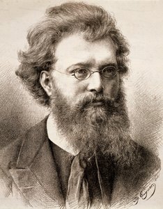 Ritratto di Hans Richter (incisione) da Ignaz Eigner