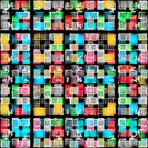 Blocchi astratti dai colori vivaci da Igor Shrayer