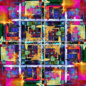 Un vivace mosaico urbano da Igor Shrayer
