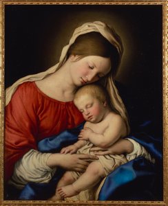 La Madonna con il Bambino Gesù dormiente da Il Sassoferrato
