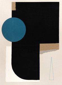 Collage geometrico astratto da Ildefonso Martín