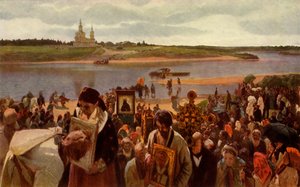 La processione della croce da Illarion Pryanishnikov