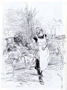 Illustrazione per il romanzo La morte di Ivan Il