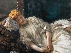 Louise de Riquet, contessa di Mercy-Argenteau da Ilya Efimovich Repin
