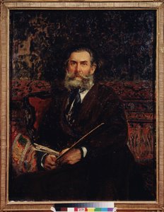 Ritratto del pittore Alexei Bogolyubov da Ilya Efimovich Repin