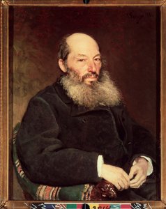 Ritratto del poeta Afanasy Afanasievich Fet (Foeth) (Afanassi Afanassievitch Chenchine) (1820-1892)