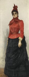 Ritratto della baronessa Varvara Ikskul von Hildenbandt, 1850-1928, 1889