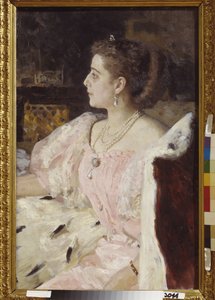 Ritratto della principessa Nitalia Golovina da Ilya Efimovich Repin