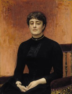 Ritratto di Yelizaveta Zvantseva 1864-1921 da Ilya Efimovich Repin