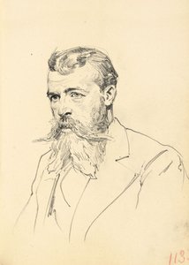 Ritratto di un uomo con baffi e barba, c. 1872-1875
