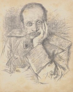 Ritratto del compositore César Antonovich Cui 1835-1918, 1900