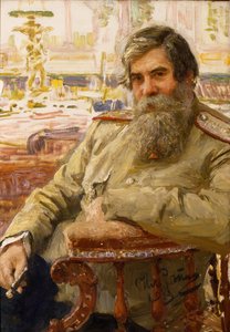 Ritratto del neurofisiologo e psichiatra Vladimir Bekhterev 1857-1927, 1913