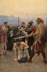 San Nicola di Myra salva tre innocenti dalla morte da Ilya Efimovich Repin