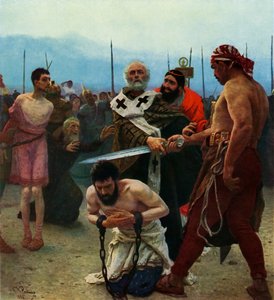 San Nicola salva la vita di persone innocenti, 1888 da Ilya Efimovich Repin