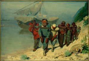 Studio per I barcaioli del Volga da Ilya Efimovich Repin