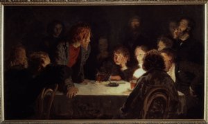 Una riunione rivoluzionaria da Ilya Efimovich Repin