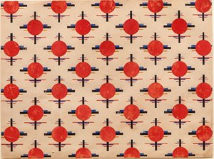 Motivo suprematista. Design del tessuto, ca 1921 da Ilya Grigorevich Chashnik
