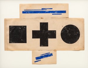 Motivo suprematista, ca 1921 da Ilya Grigorevich Chashnik