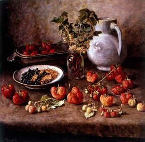 Natura morta con fragole