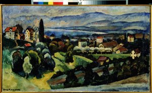 Veduta della città di Nervi (Italia) da Ilya Ivanovich Mashkov