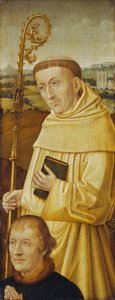 San Bernardo con Donatore [recto]